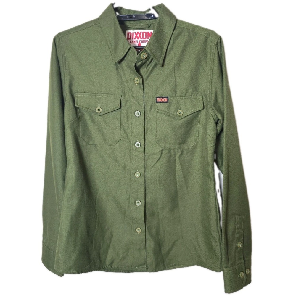Dixxon Flannel Company The Revolution Men's Green Button Up Shirt Size Medium